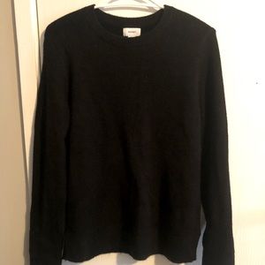 Crew neck black sweater